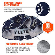 Ergodyne Navy Western-3pk / 3-pk / 1 Hard Hat Accessories