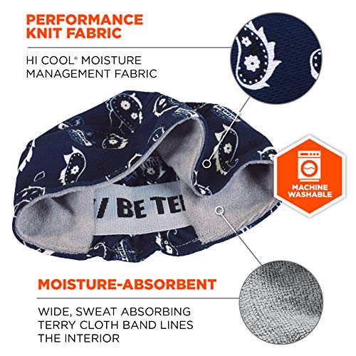 Ergodyne Navy Western-3pk / 3-pk / 1 Hard Hat Accessories