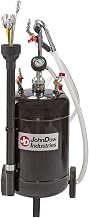 JohnDow Industries 6 Gallon Fluid Evacuator with Venturi Vacuum System, Vacuum Gauge, 7 Foot Suction Hose, Self Evacuating, Probes & Adapters, Convenient Storage Tube, and Portable Operation