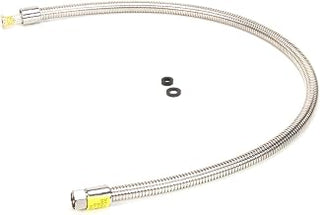 T&S Brass Hose, 44 Flexible Stainless Steel, Less Handle