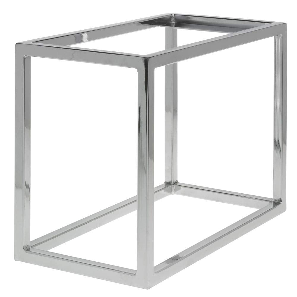 Cerve Collection Chrome Third Size Housing - 8 3/4"H by HUBERT – Metal, Grey