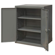 Extra Heavy Duty Welded 12 Gauge Steel Counter Top Cabinet by Durham – 20 inches (W) x 36 inches (D) x 42 inches (H), Alloy Steel, Grey, Model HDC-203642-2S95