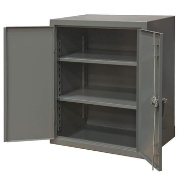 Extra Heavy Duty Welded 12 Gauge Steel Counter Top Cabinet by Durham – 20 inches (W) x 36 inches (D) x 42 inches (H), Alloy Steel, Grey, Model HDC-203642-2S95