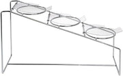 HUBERT 3-Tier Utensil Holder - Chrome