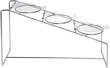 HUBERT 3-Tier Utensil Holder - Chrome