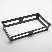 American Metalcraft GSC26 Crate Griddle Stand, Black, Half Size