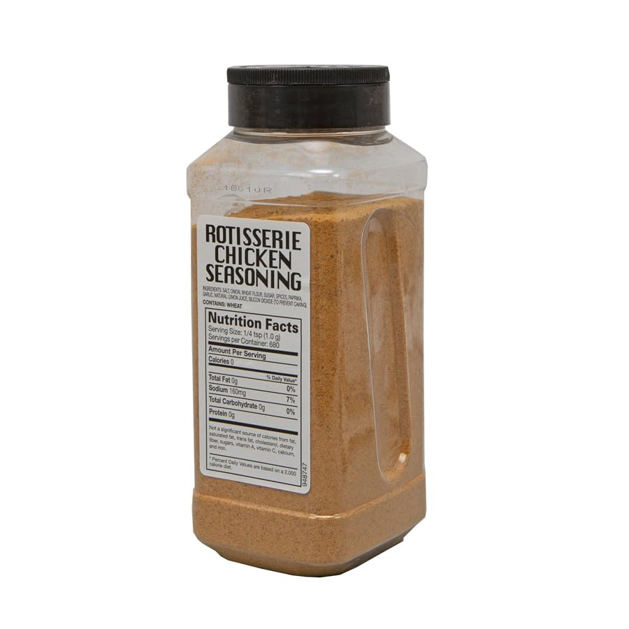 Rotisserie Chicken Seasoning by C.F. Sauer Foods – 24 Ounces, Pack of 6
