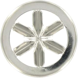 Fetco Drip Coffee Machine Replacement Part, Spray Cutter, 8+1, Center Hole .075, 1.430 Od, Silver