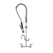 Stainless Steel 8" Spring Style Pre-Rinse Unit with Ultra Spray Valve by Fisher – Stainless Steel, Multicolor, Model 52973