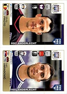 2015-16 Panini FIFA 365 Stickers #132 Silvio Proto 133. Ivan Obradovic