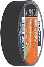 Shurtape PC 657 Heavy Duty, Co-Extruded Cloth Duct Tape, 48mm x 55m, Black, 1 Roll (101327)