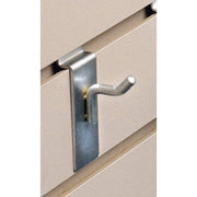 1"L Chrome Slatwall Hooks by Retail Resource – Model SSWH1