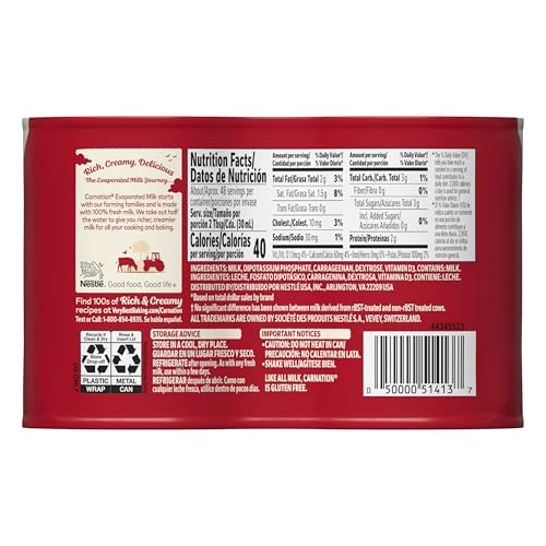 Carnation 3 Fl Oz (Pack of 4) / 1 / 4 Evaporated
