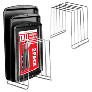 Stock Your Home Chrome / 11 x 9.25 x 7.2 inches / Minimalist Pot Lid Holders