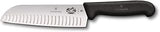 Victorinox VIC-5.2523.17 Fibrox Pro Santoku 7" Granton Blade 1½" Width at Handle Black