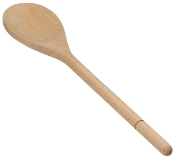 Products 12" Beechwood Spoon by Tablecraft – Wood, Multicolor, Pack of 12, Model W12