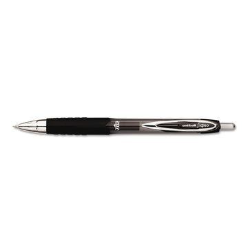 Signo Gel 207 Roller Ball Retractable Gel Pens by Uni-Ball – Rubber, Black, Model SAN1921063