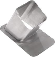 HUBERT Stainless Steel Tong Holder Open Bottom - 3 3/10" W x 5 3/4" D x 4" H