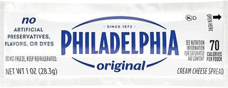 Kraft Philadelphia Original Cream Cheese Spread - Pouch, 1 Ounce -- 100 per case. by N/A