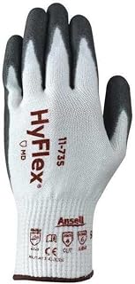 Ansell Hyflex 11-900 Blue/White 6 Nylon Full Fingered Work & General Purpose Gloves - Nitrile Palm Only Coating - 205621 [PRICE is per PAIR]
