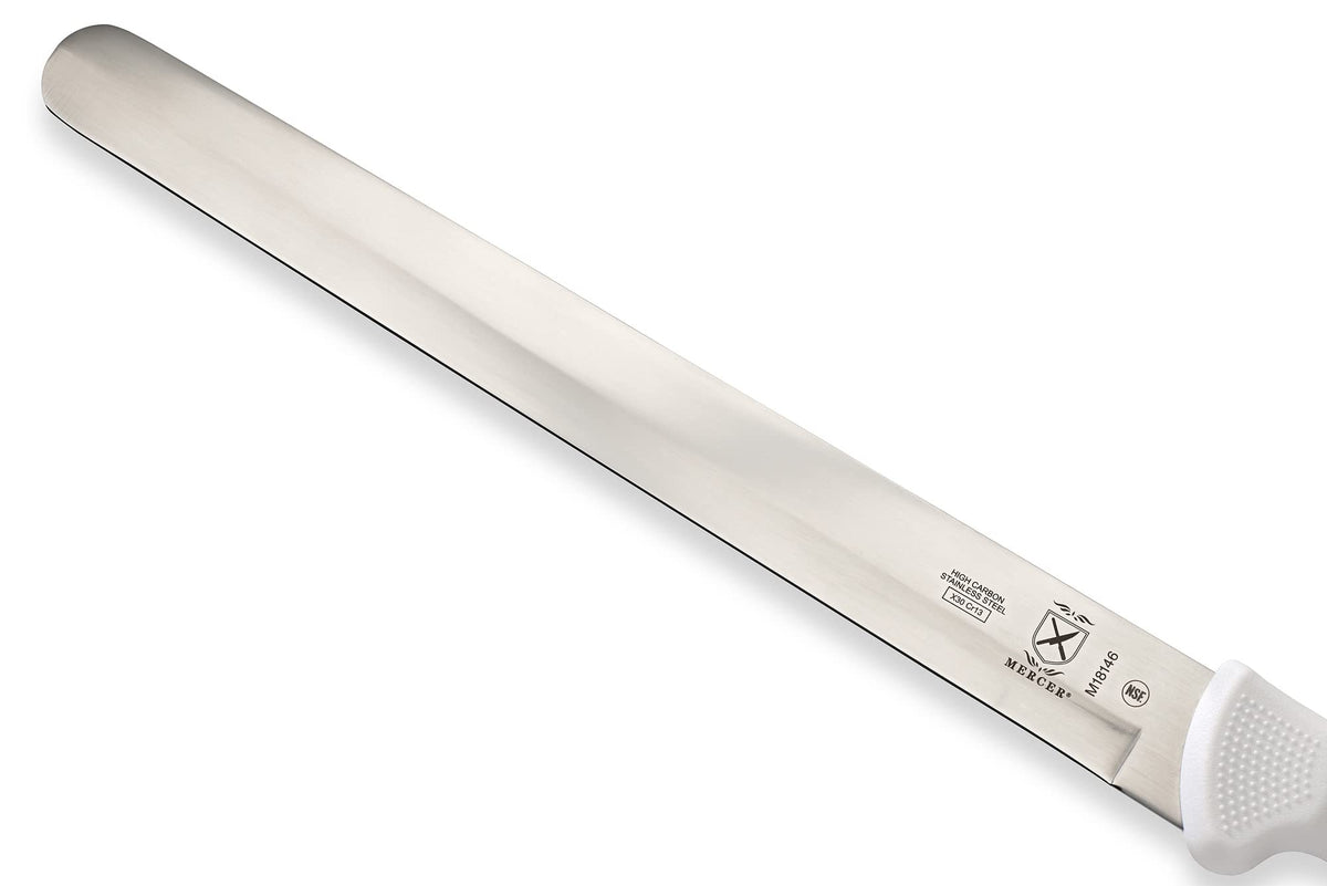 Mercer Culinary 12" / White / Plain Edge Slicer Knife 12 Inch Boning Knives