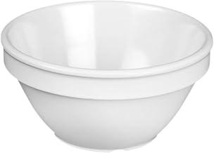Thunder Group Color white melamine dinnerware collection 4.25 inch bouillon cup - 8 oz, comes in dozen
