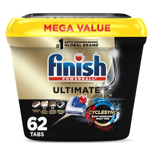 Finish 62 Count (Pack of 1) / 62 Count / 1 Dishwasher Detergent