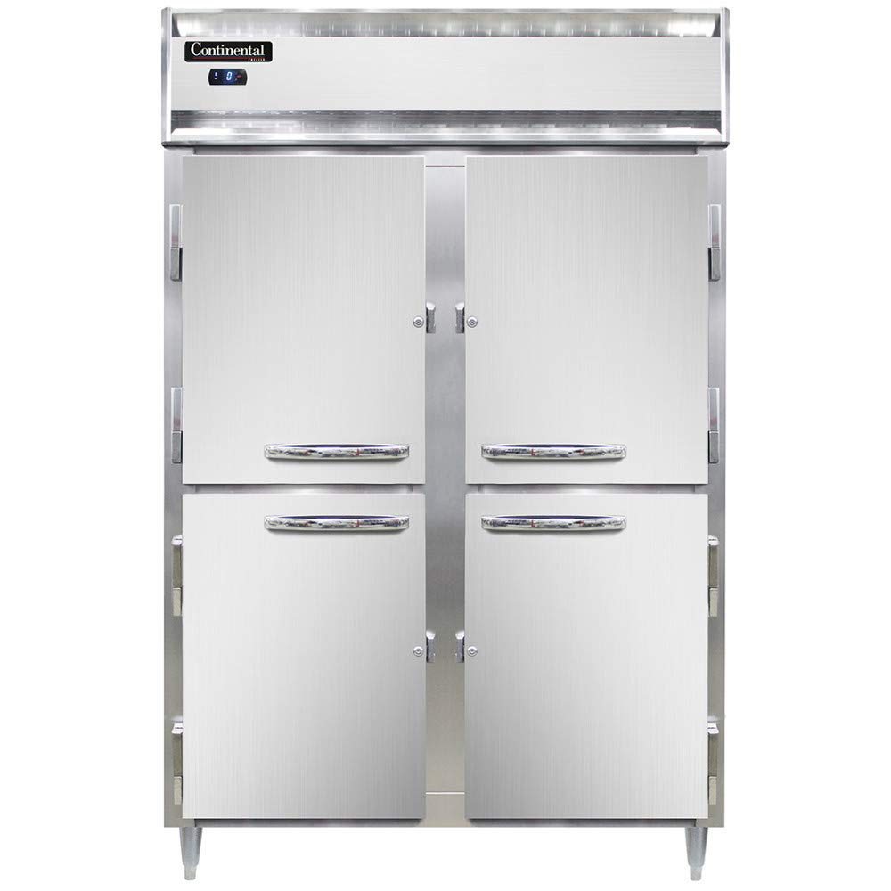 DL2F-SS-HD Designer Line Two Section Reach In Freezer by Continental Refrigerator – Commercial Grade