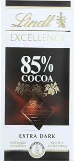 Lindt Excellence 85% Cocoa Dark Chocolate 4-3.5oz bars