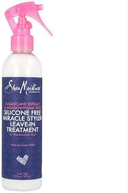 Shea Moisture Leave-In Treatment Sugarcane & Meadowfoam 8oz | For dry hair - hydrates, softens and improves manageability with Sugarcane Extract and Meadowfoam Seed.