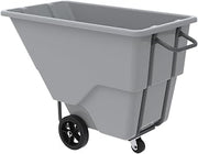 Akro-Mils 77505GREYTB Akro-Tilt Truck, Heavy Duty, 100Gal - 1/2 Yd, with Tow bar
