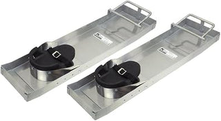 Kraft Tool CC151 28"x8" Deluxe Heavy-Duty SS Knee Boards (Pair), Multi, One Size