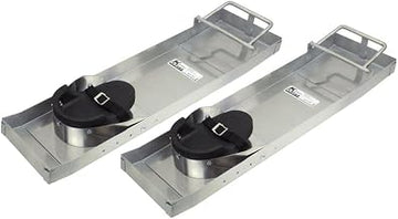Kraft Tool CC151 28"x8" Deluxe Heavy-Duty SS Knee Boards (Pair), Multi, One Size