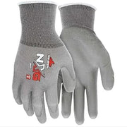 MCR Safety 9666XL Nylon Knitted Shell Gloves, X-Large, Gray, 1-Pair