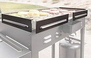BLACKSTONE 5016 28" Griddle Wind Guards, Steel, Black
