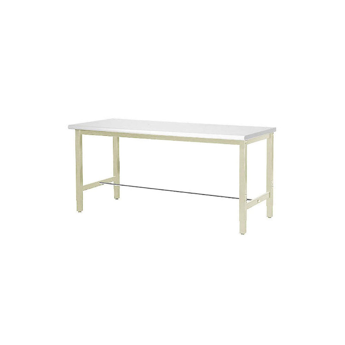 60" W x 36" D Adjustable Height Workbench by Global Industrial – 36"L x 60"W x 4.5"H, Steel, Tan, Model 6067266TN
