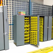 Global Industrial Yellow / 38 inches (W) x 24 inches (D) x 72 inches (H) / Industrial Storage Cabinets