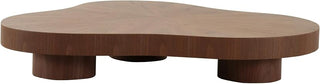 Larch - Modern Walnut Free Form Coffee Table