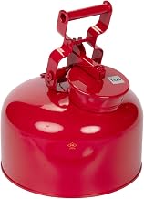 Eagle 1423 Disposal Galvanized Steel Safety Can, 2-1/2 Gallon Capacity, Red