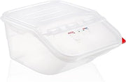 Araven Ingredient Bin, Storage Container for Large Quantity Ingredients, Use in Commercial or Home Kitchen, 4 Gallons, 6 Count, White