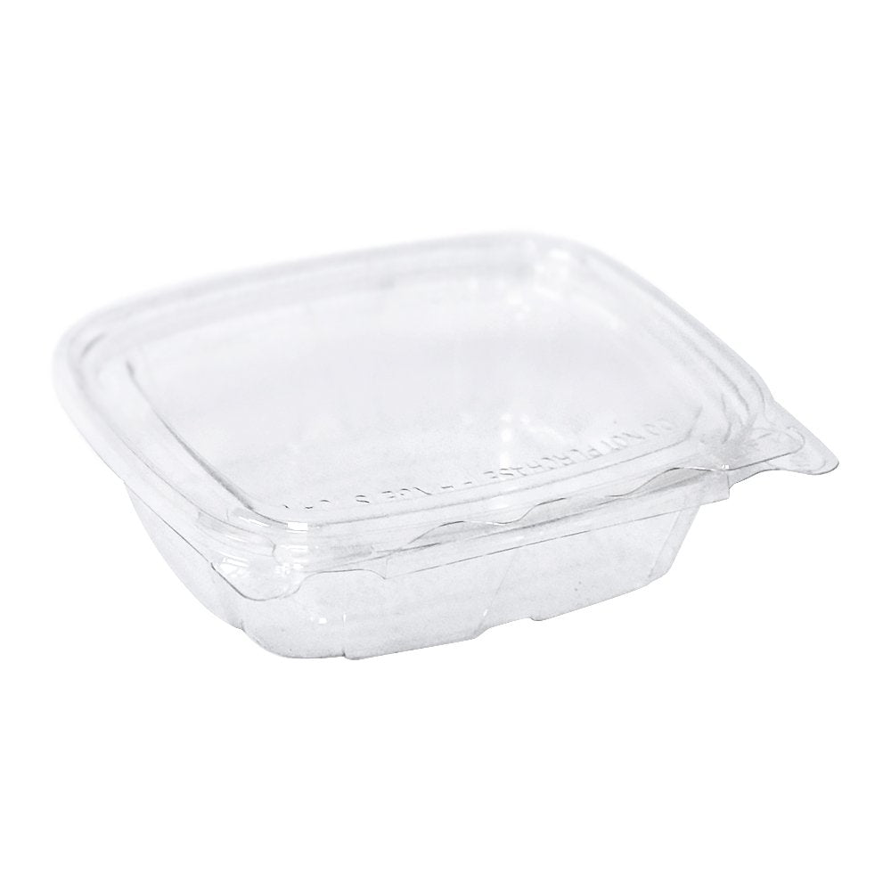 8 oz. PET Container w/ Flat Lid - 200 per case by DART – 8 Ounce, Polyethylene Terephthalate (PET), Clear, Model CH8DEF