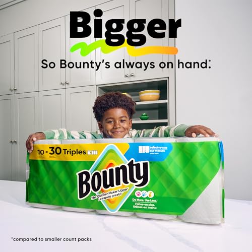 Bounty White / 8 Rolls (123 Sheets) / Triple Paper Towels