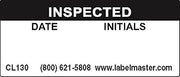 Labelmaster CL130 Inspected Label, Paper, 1 3/4" x 3/4" (Pack of 500)