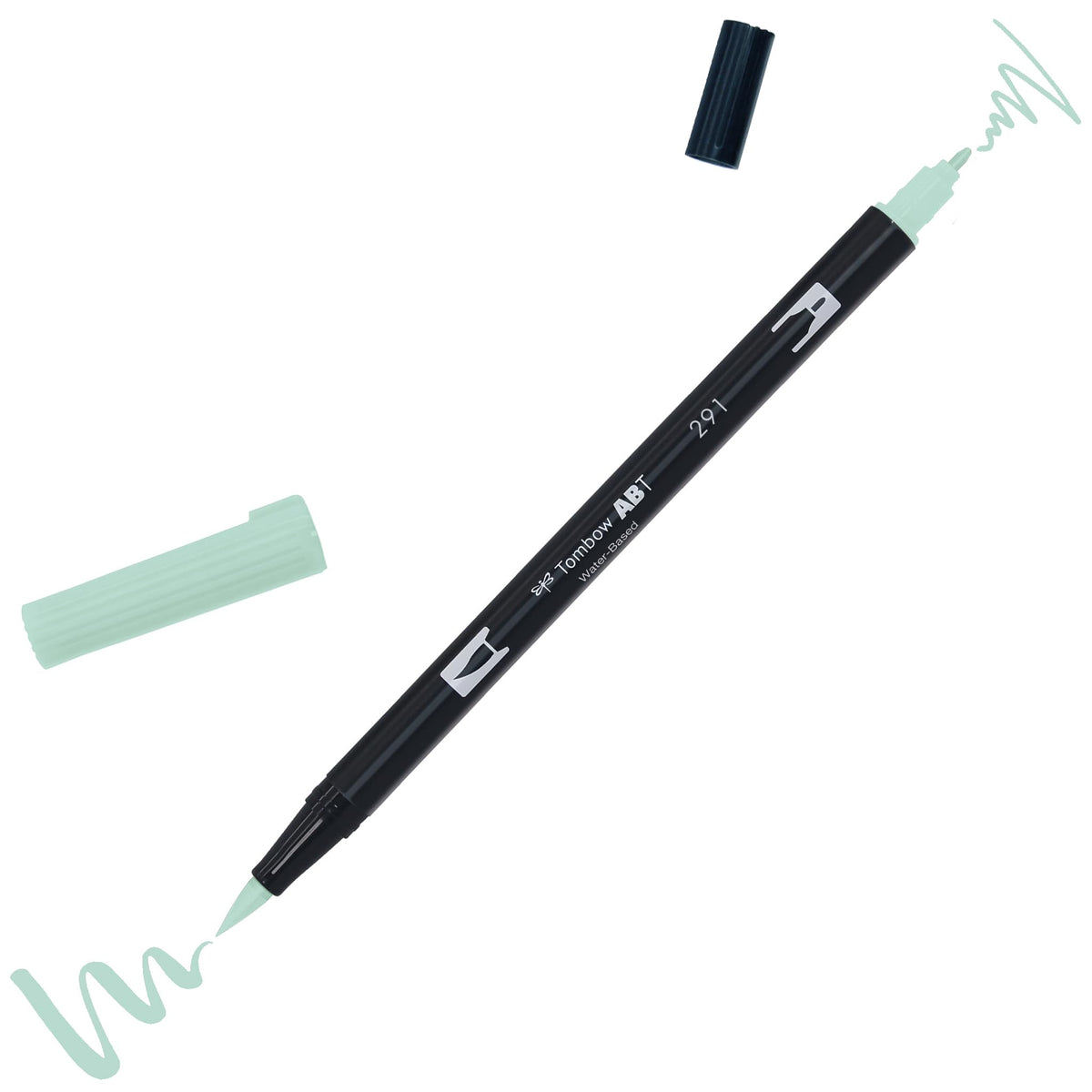 DUAL BRUSH by Tombow – Plastic, Alice Blue, Pack of 6, Model ABT-291