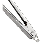16" Heavy-Duty Gripper Tong with Lock | Commercial Flat Paddle and Serrated Utility Kitchen Utensil for Restaurant Buffet Catering by Edlund – Stainless Steel, Model 6416HDL