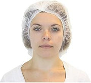 Safety Zone DBWH-24-1 Bouffant Cap, Bag, 24" Size, White (Pack of 1000)