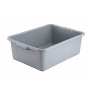 7" Plastic Dish Box by Winco – Plastic, Grey, Model PL-7G