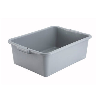 7" Plastic Dish Box by Winco – Plastic, Grey, Model PL-7G