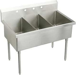 Elkay Ss Triple Compt Scullery Sink