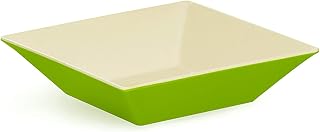 G.E.T. 2.5 qt Green Square Melamine Serving Bowl